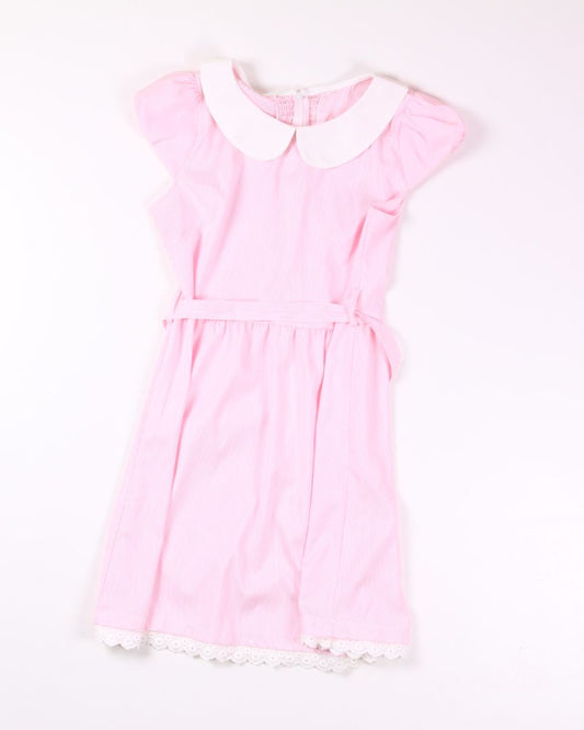 Pink Collared Dress, M