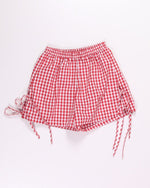 Red Gingham Shein Shorts, XS