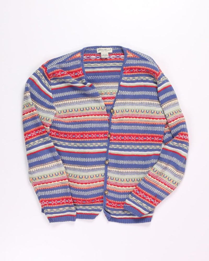 Multi Eddie Bauer Buttoned Sweater, M