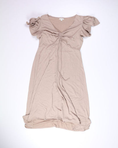 Tan Max Studio Midi Dress, XL