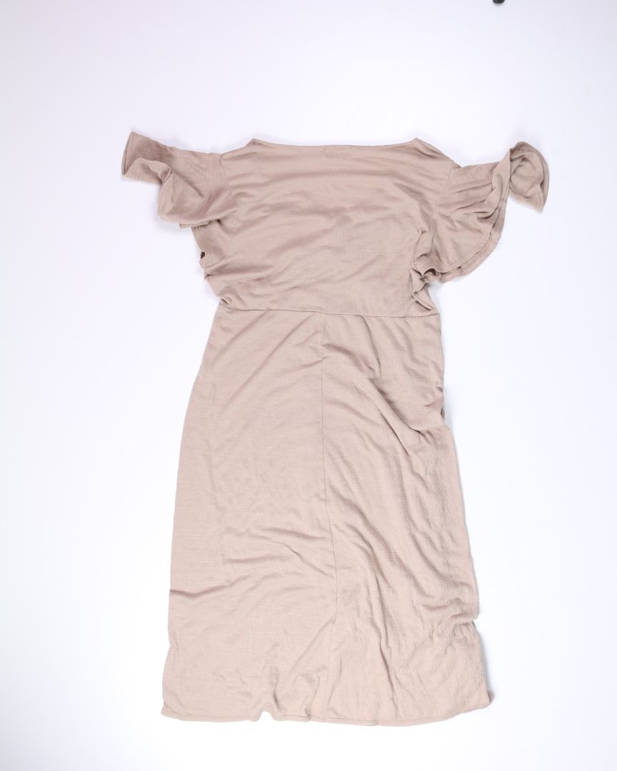 Tan Max Studio Midi Dress, XL