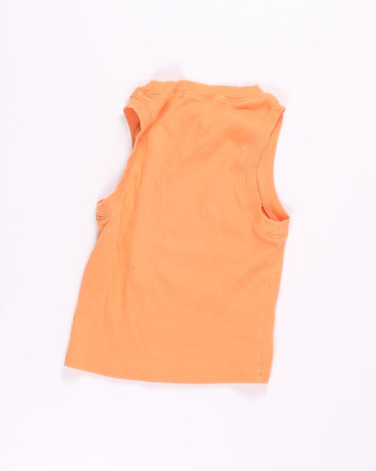 Orange Forever21 Cropped Tank, S