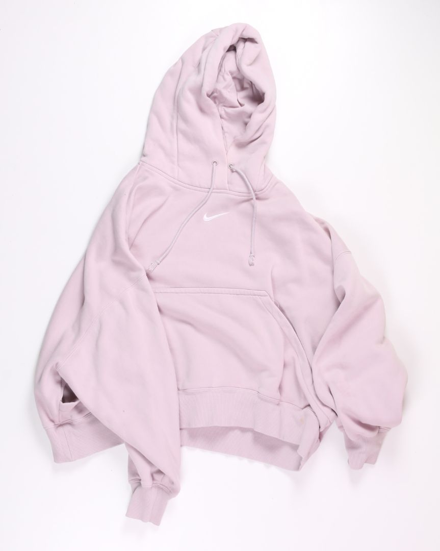 Pink Nike Cropped Hoodie, M