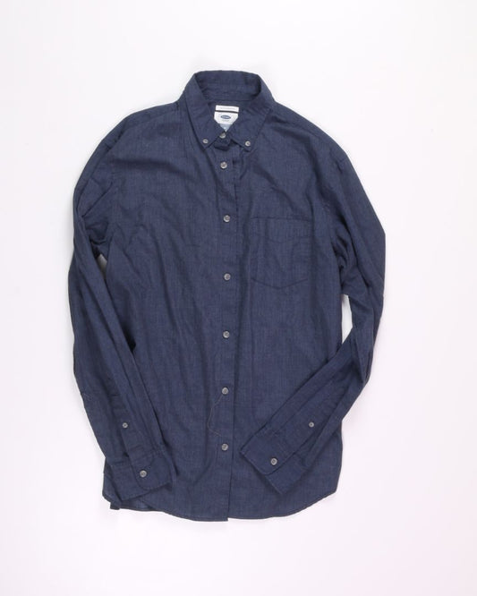 Blue Old Navy Button Down, M