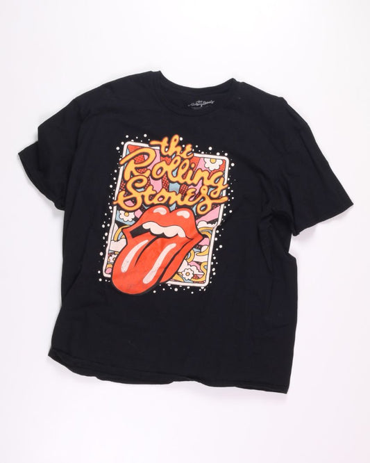 Black The Rolling Stones Graphic Tee, 1X