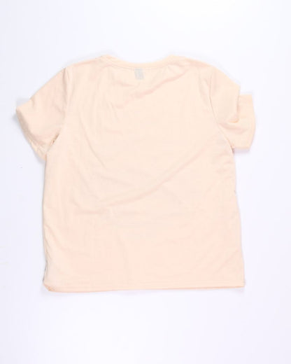 White Shein "Praise Courage" Graphic Tee