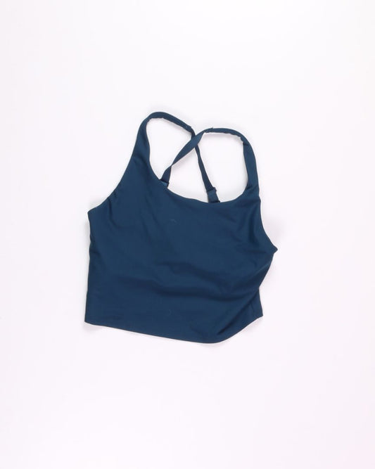 Blue Old Navy Active Longline Sports Bra, L