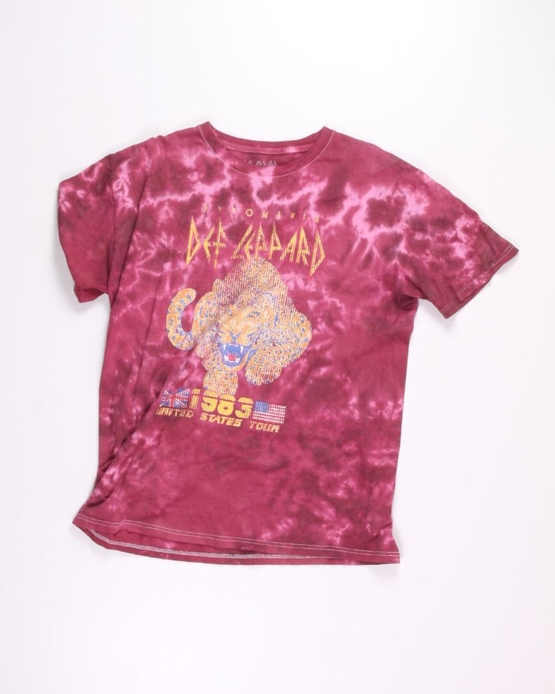 Pink Def Leppard Graphic Tee, L