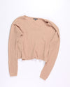 Tan Wild Fable Cropped Sweater, XL