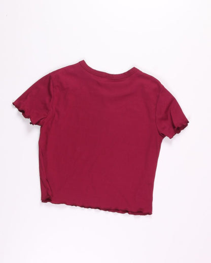 Red Baby Tee, XL