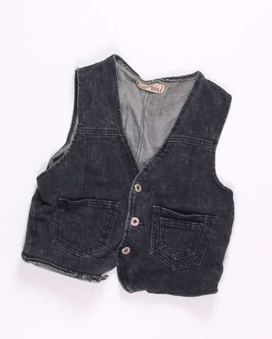 Darkwash BDG Y2K Denim Vest, S