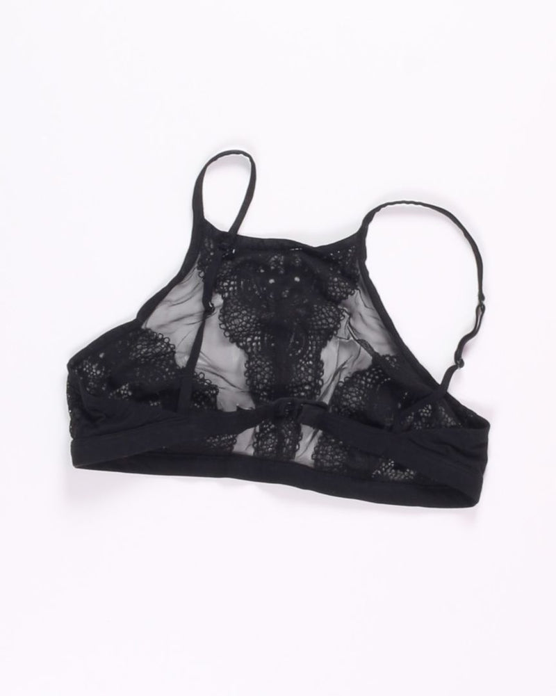 Black Victoria's Secret Lace Bralette, M/L