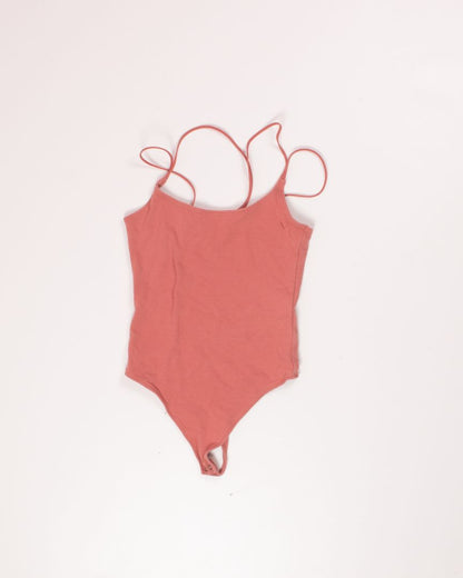 Pink Abercrombie & Fitch Cami Bodysuit, XS