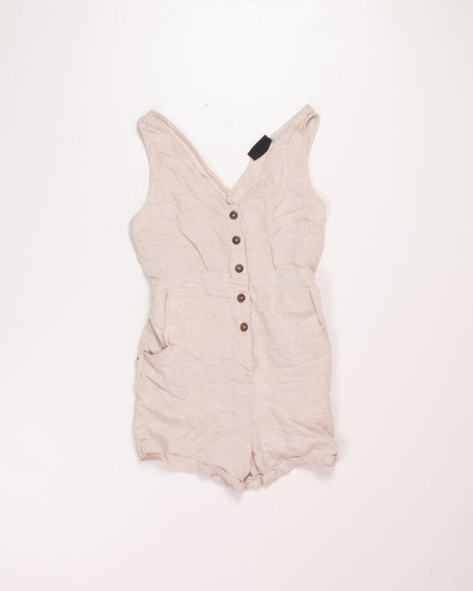 Beige Vici Romper, S