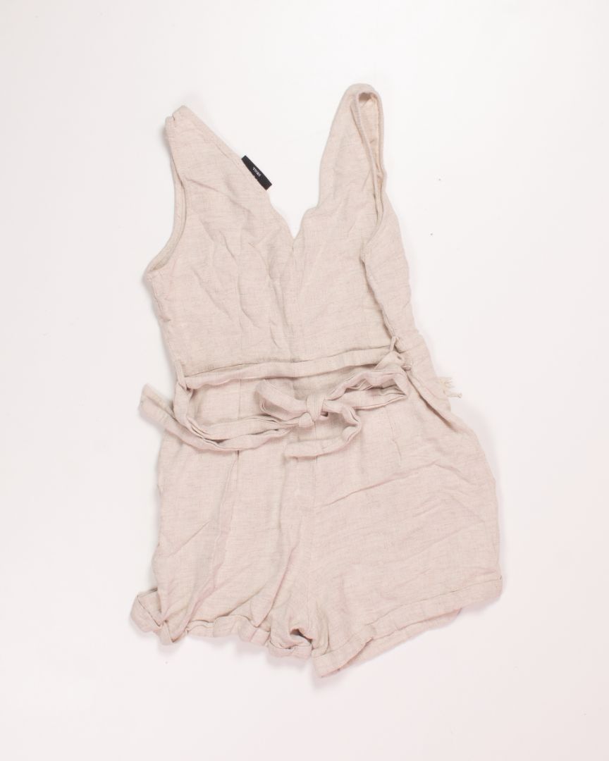 Beige Vici Romper, S