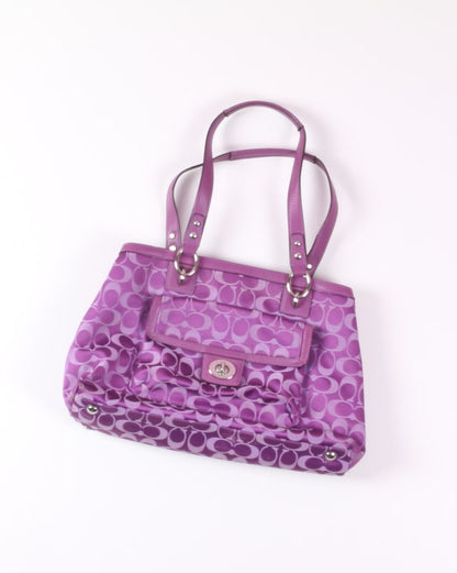 Purple Coach Handbag