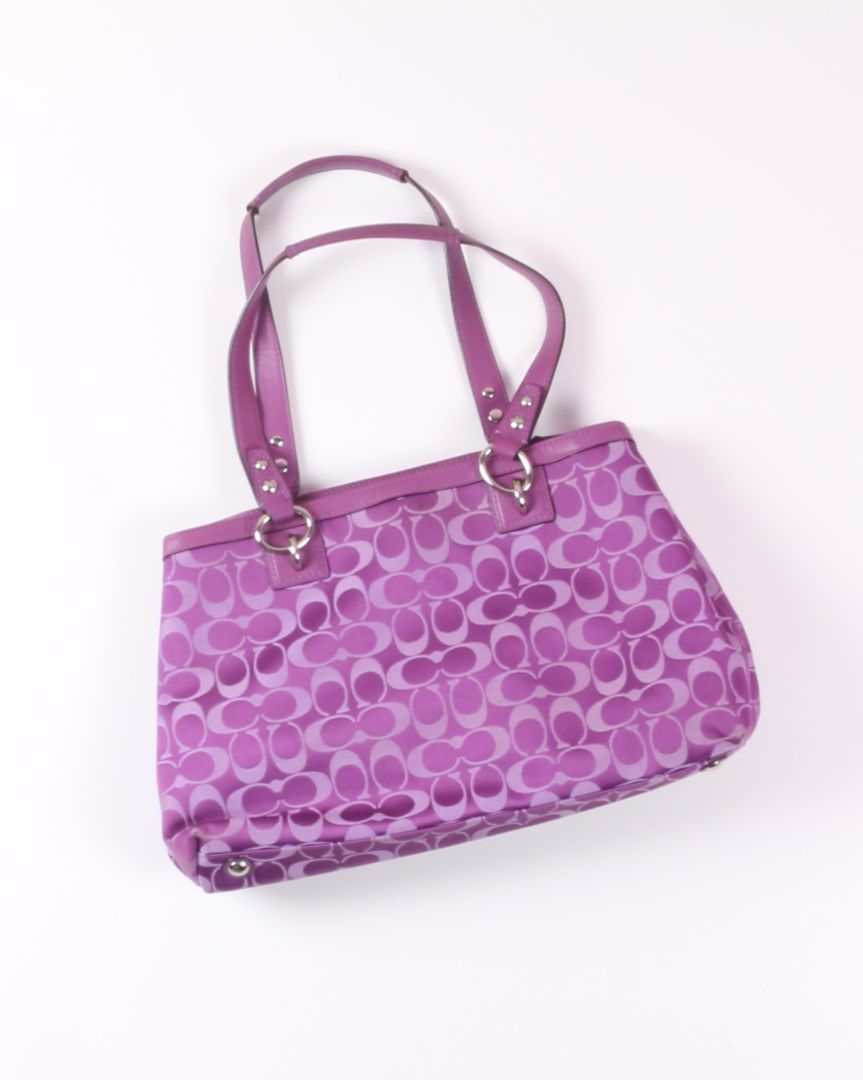 Purple Coach Handbag