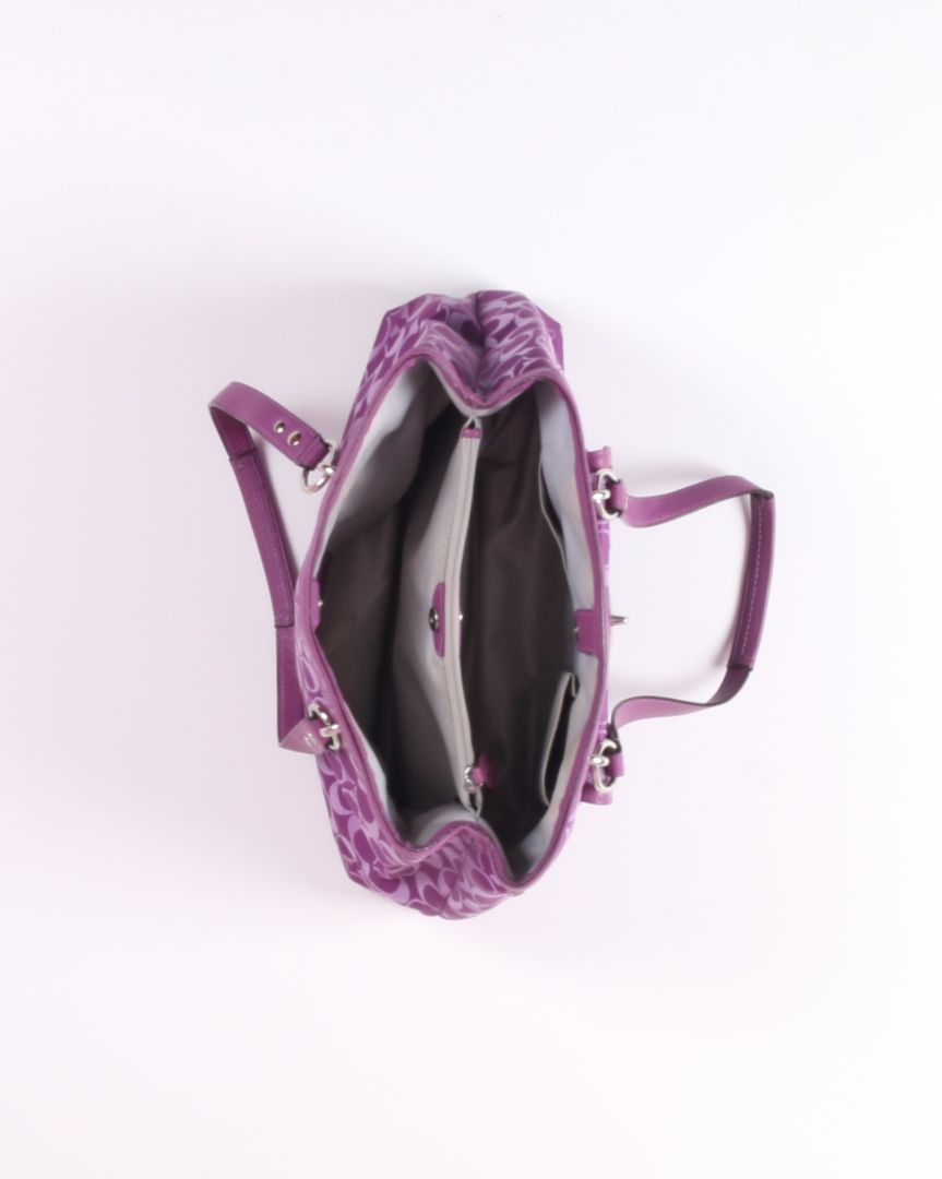 Purple Coach Handbag