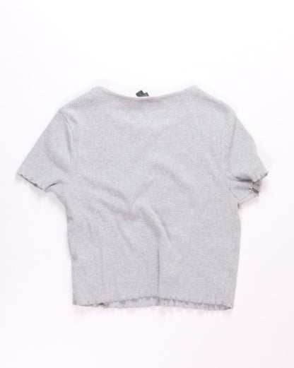 Gray Wild Fable Ribbed Tee, XL