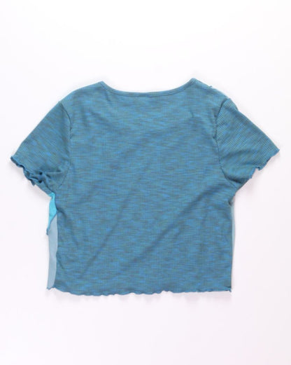 Blue Wild Fable Ribbed Tee, XL