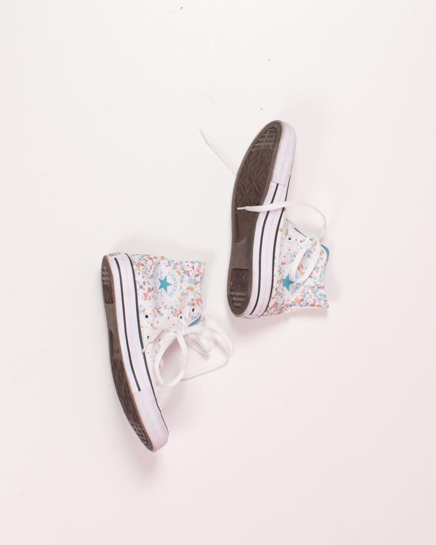 White Converse High Tops, 7