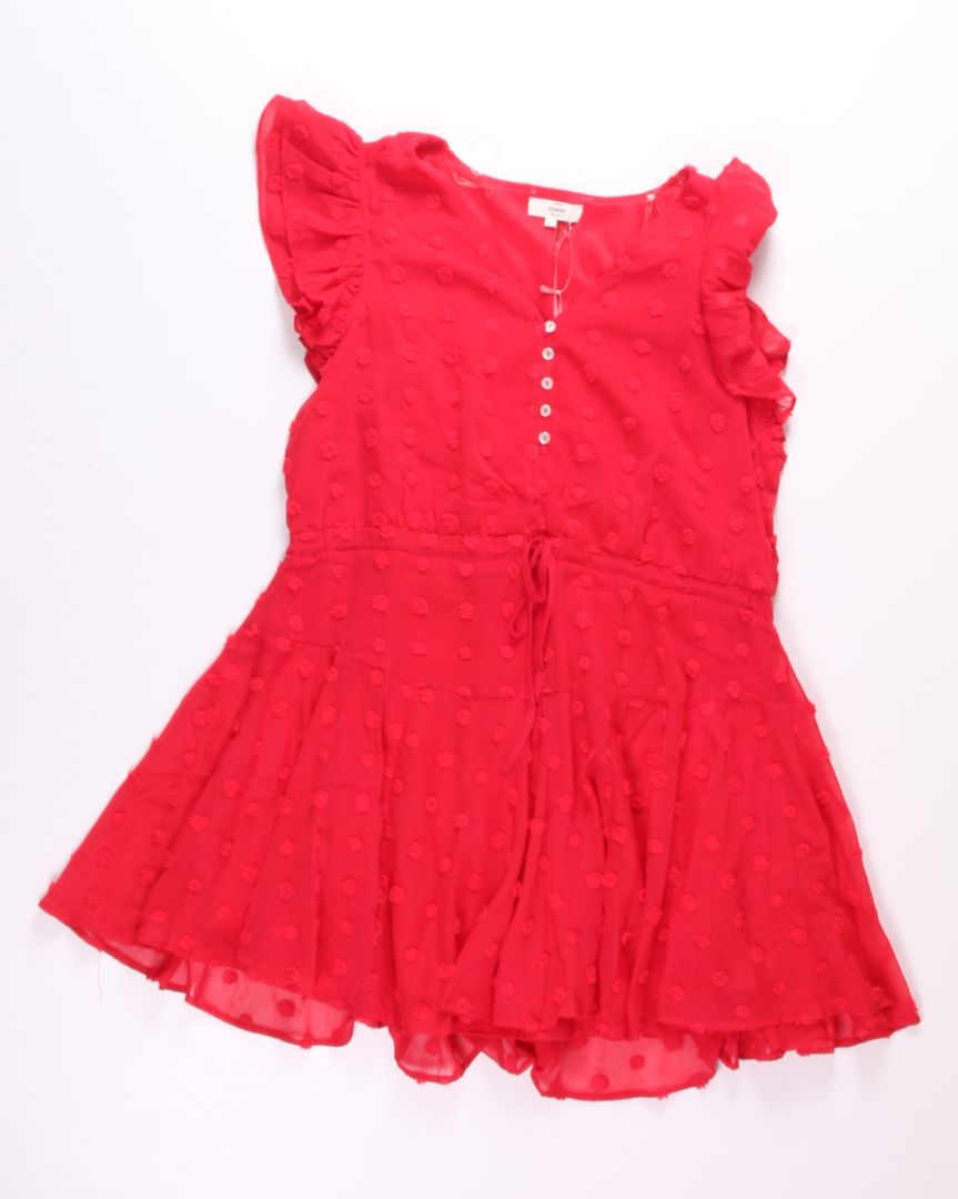 Red Entro Mini Dress, L