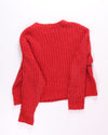 Red American Eagle Cropped Sweater, M