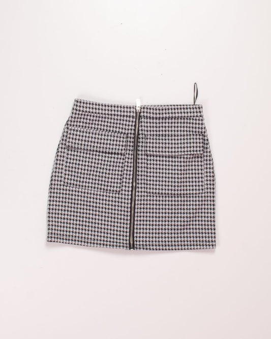 B&W Forever21 Mini Skirt, S
