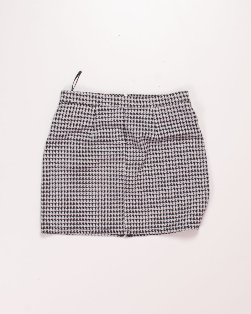 B&W Forever21 Mini Skirt, S
