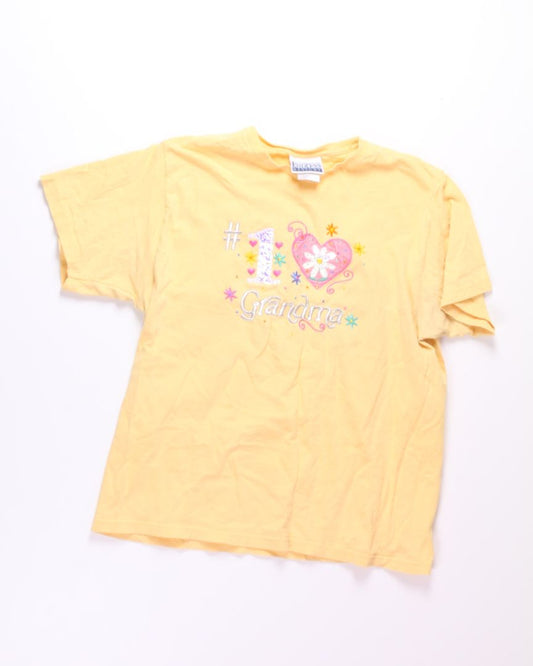 Yellow Endless Designs Vintage Grandma Tee, XL