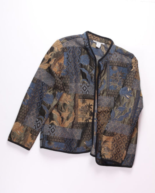 Blue/Brown Serengeti Catalog Vintage Jacket, XL