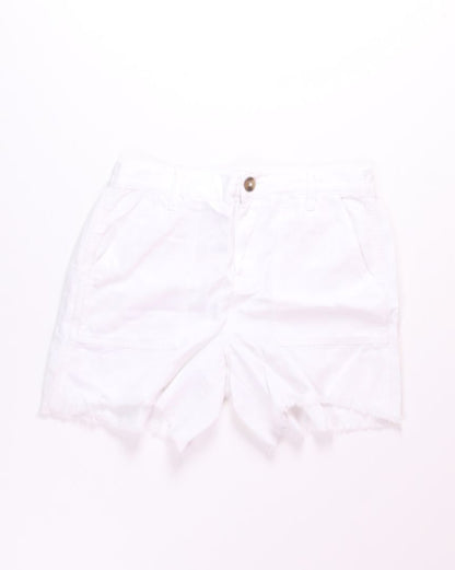 White Aerie Frayed Shorts, S