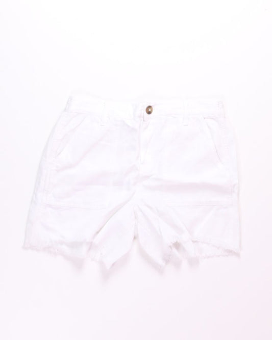 White Aerie Frayed Shorts, S