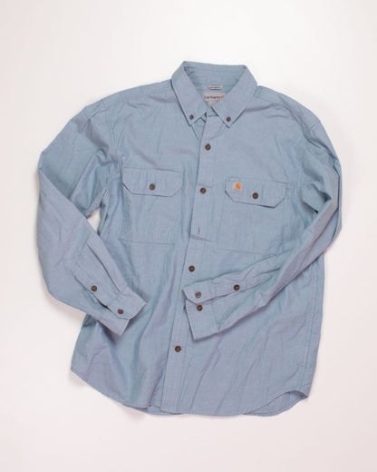 Blue Carhartt Button Down, L