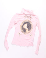 Pink BDG Graphic Turtle Neck, S