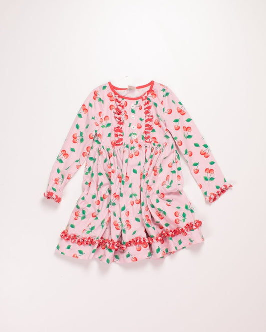 Pink Wildflower Dress, 6