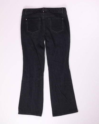 Black Tommy Hilfiger Bootcut Jeans, 6