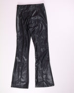 Black Princess Polly Pleather Pants, 6