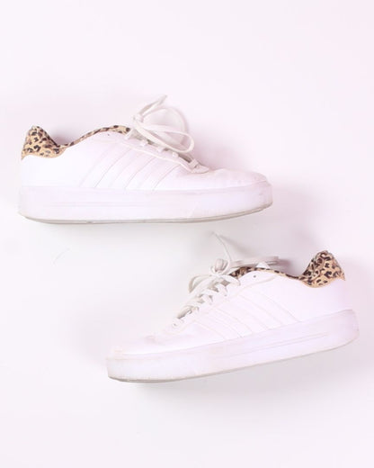 White Adidas Casual Sneakers, 9.5