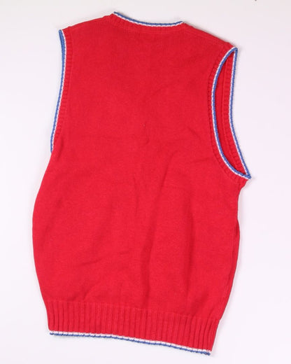 Red Reebok Sweater Vest, XL