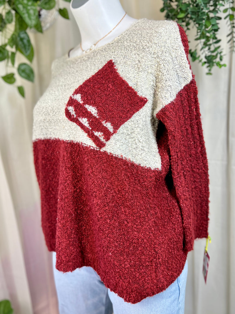 Gray Zauria Casual Sweater, M