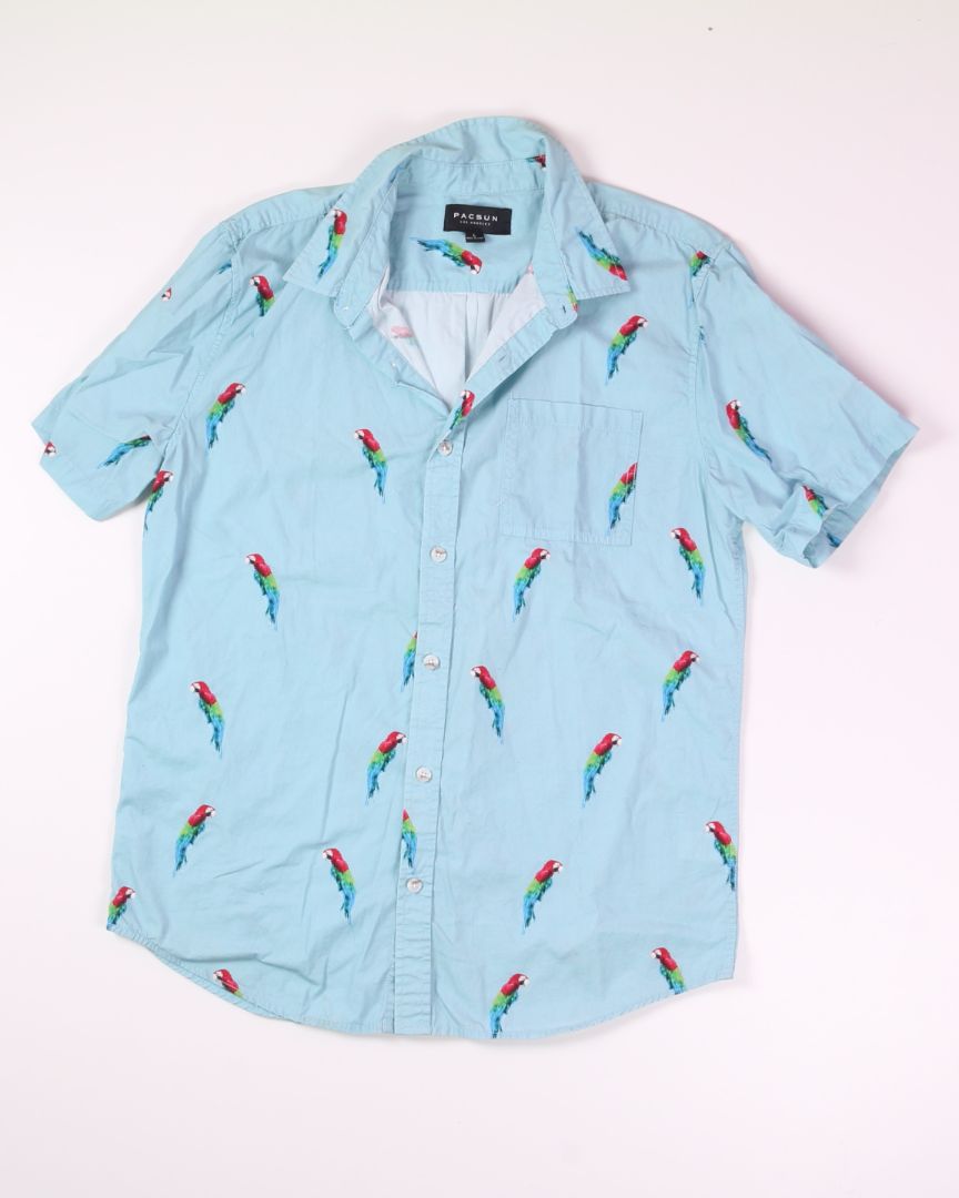 Blue Pacsun Button Down, L