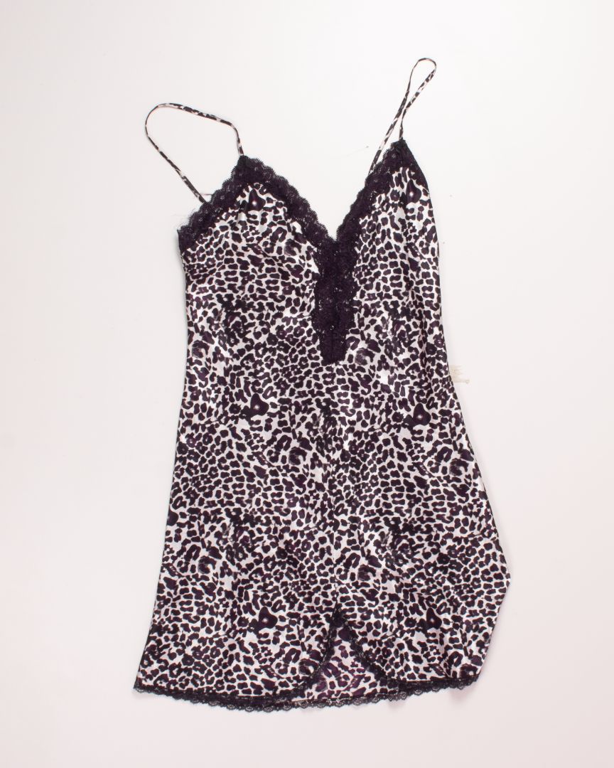 Black Enchanted Y2K Slip Dress, S