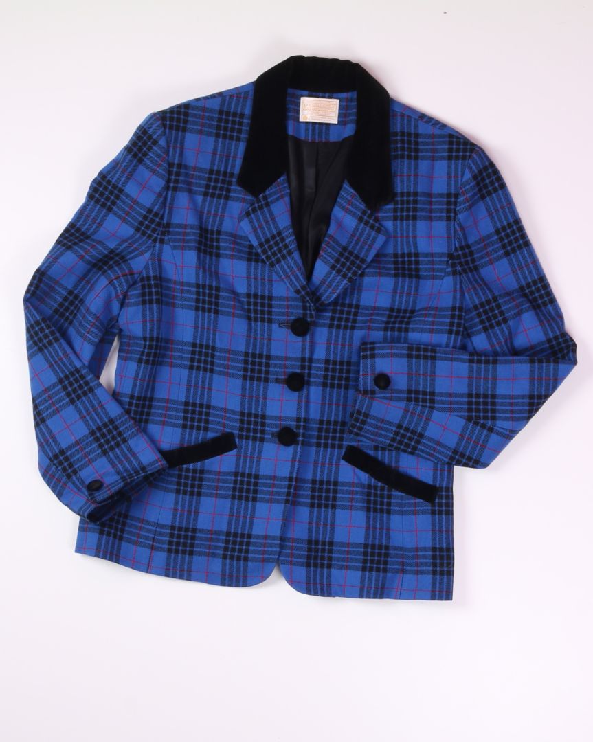 Blue Pendleton Blazer, M