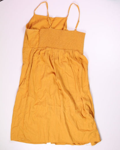 Yellow Old Navy Midi Dress, L