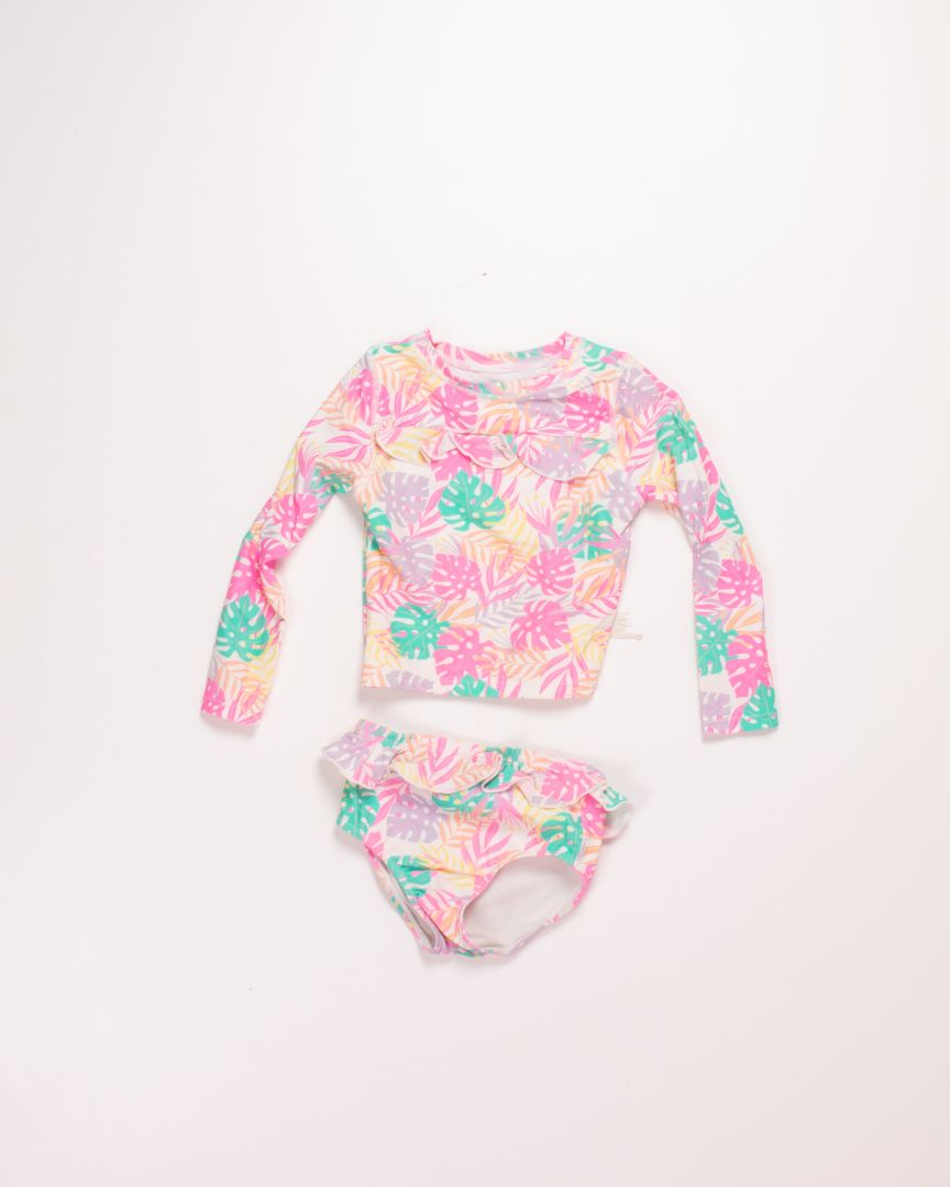 Pink Wave Zone Swim Set, 4T