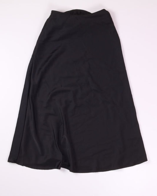 Black Shein Midi Skirt, XS