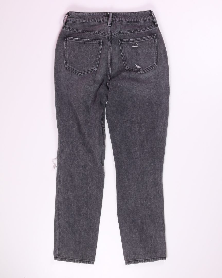 Darkwash Pacsun Distressed Mom Jeans, 0