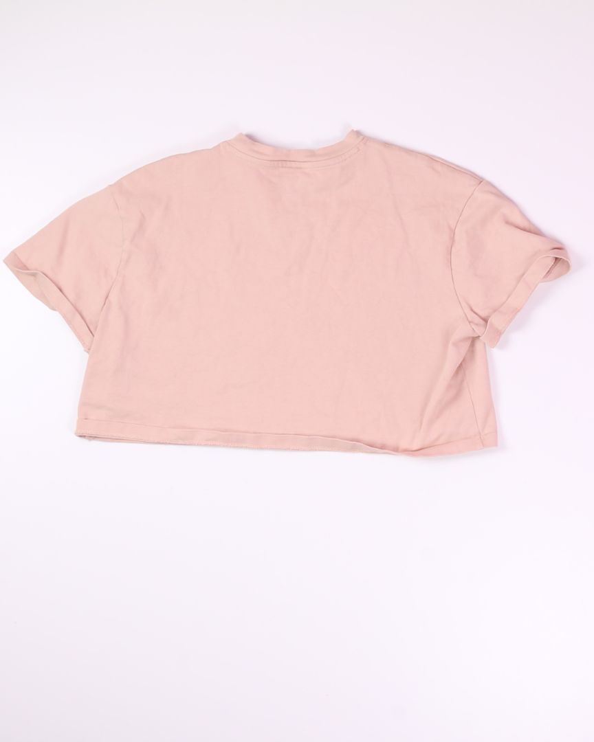 Tan Nike Cropped Tee, L