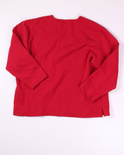 Red Bobbie Brooks Crewneck, XL